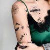 Переводная тату набор для хелоуина на руке