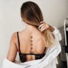 Временная татуировка Кувшинки и мандалы на спине