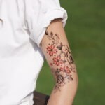 Temporary tattoo "Літні квіти"