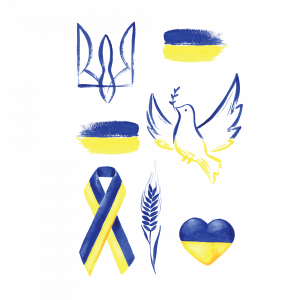 Временная тату Украина