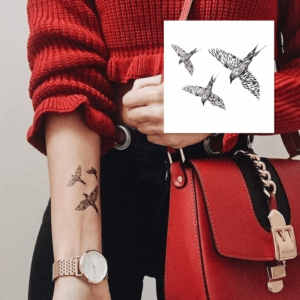 Temporary tattoo "Я можу літати"