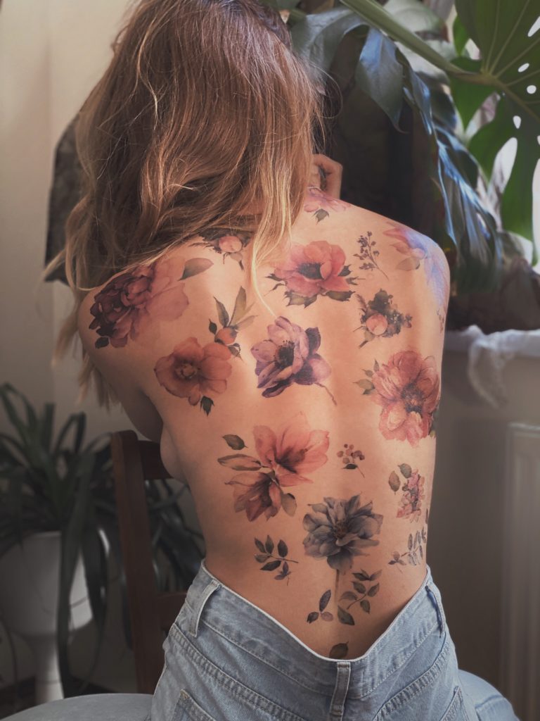 Temporary tattoo "Акварельна весна: частина 2"