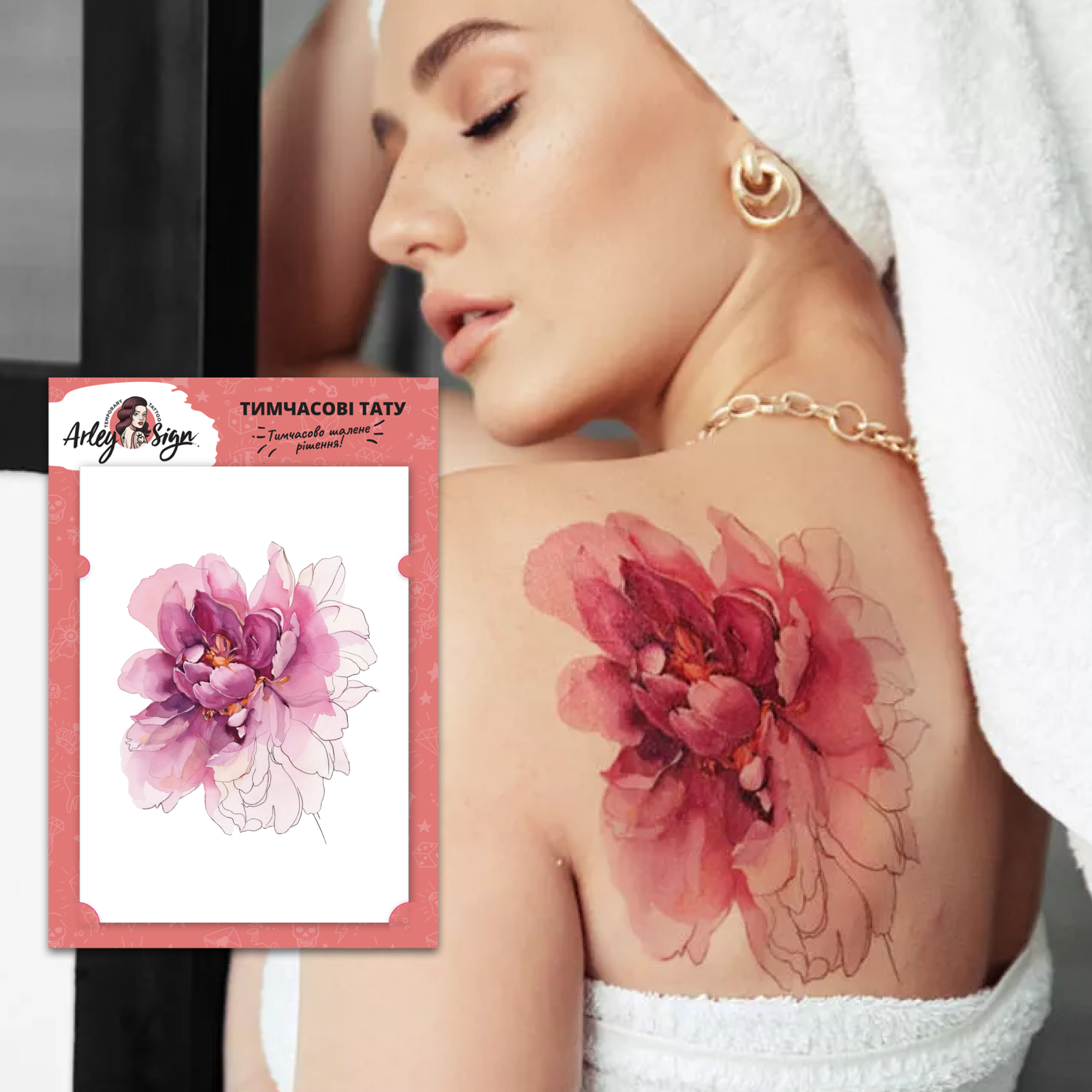 Amazon.com : Quichic 60+ Designs Flower Tattoos Temporary Realistic Large Flower  Tattoos for Women Sexy Floral Blossom Branch Temporary Tattoo for Adults  Girls Long Lasting Fake Tattoos Flower for Neck Hand :