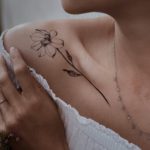 Temporary tattoo "Tender in the night"