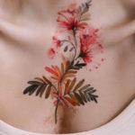 Temporary tattoo "Акварельний букет"