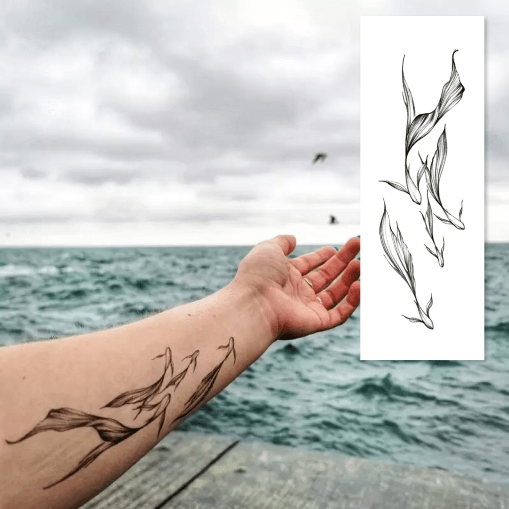 Temporary tattoo "Порхаючі рибки"