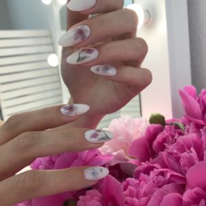 Слайдери для нігтів «Акварельні квіти»