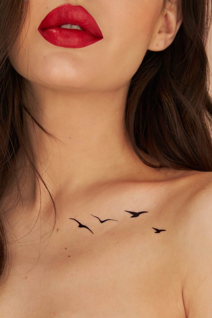 Temporary tattoo "Зграя птахів"