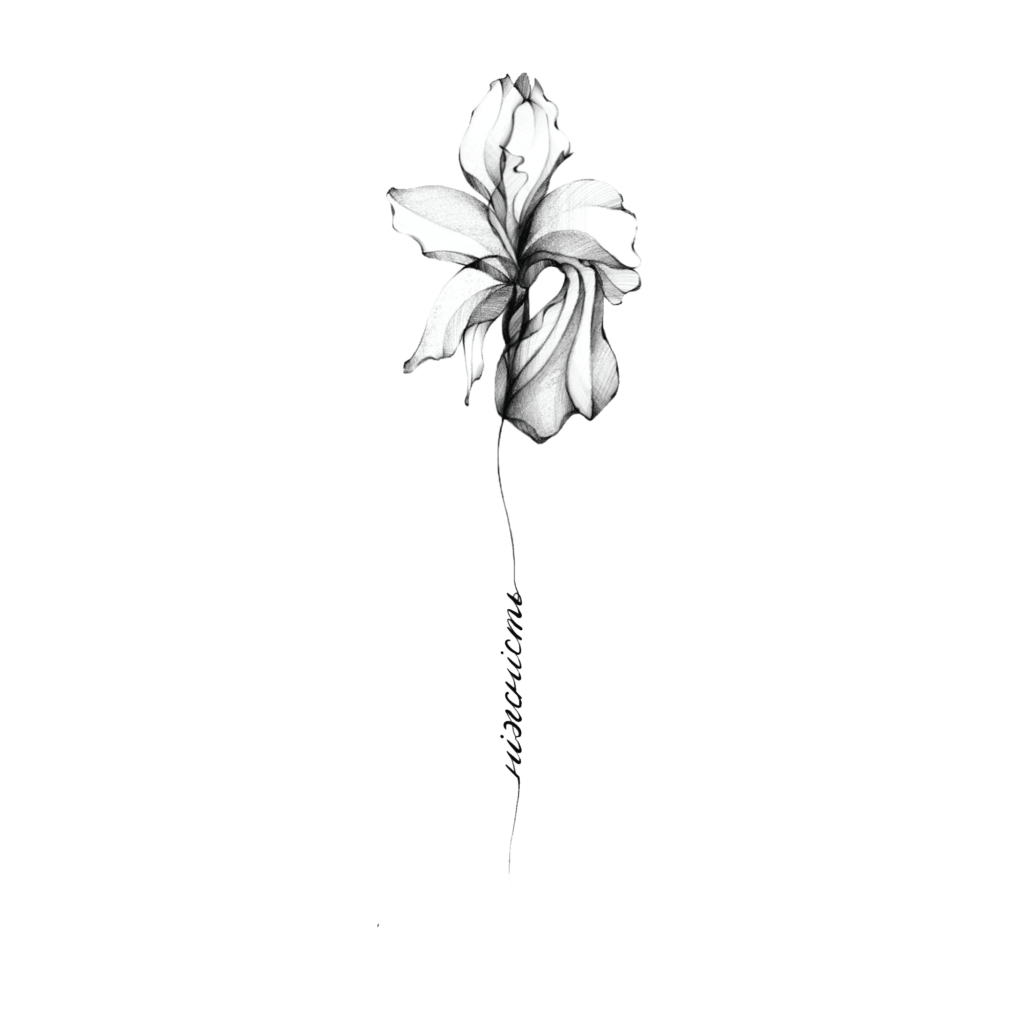 Временное тату "Квіти говорять: ніжність"