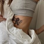 Temporary tattoo "Мапа України у квітах"