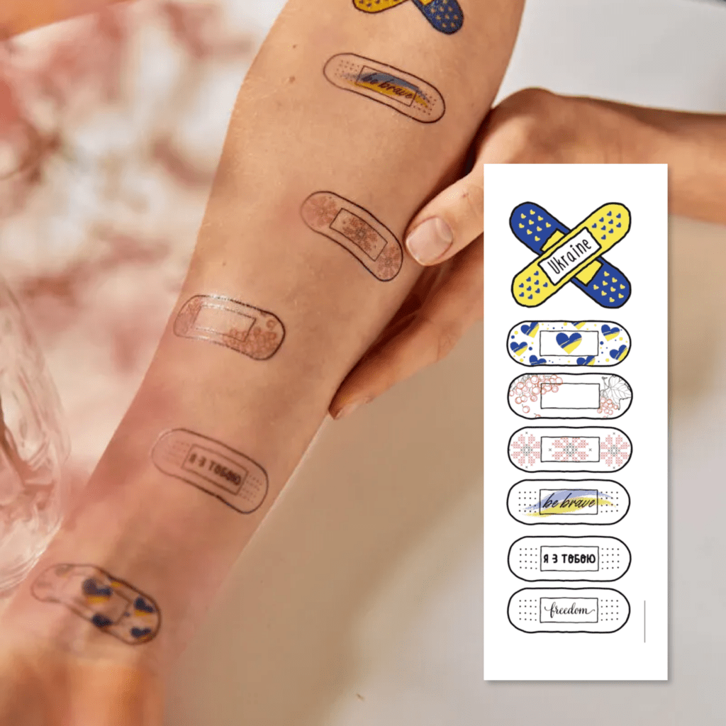Temporary tattoo "Все буде Україна"