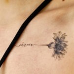 Temporary tattoo "Квіти говорять: Сильна"