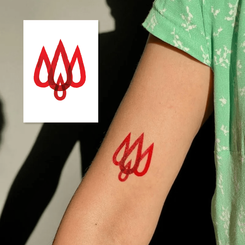 Temporary tattoo "Агенти крові"