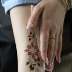 Temporary tattoo "Квіткова вишиванка"