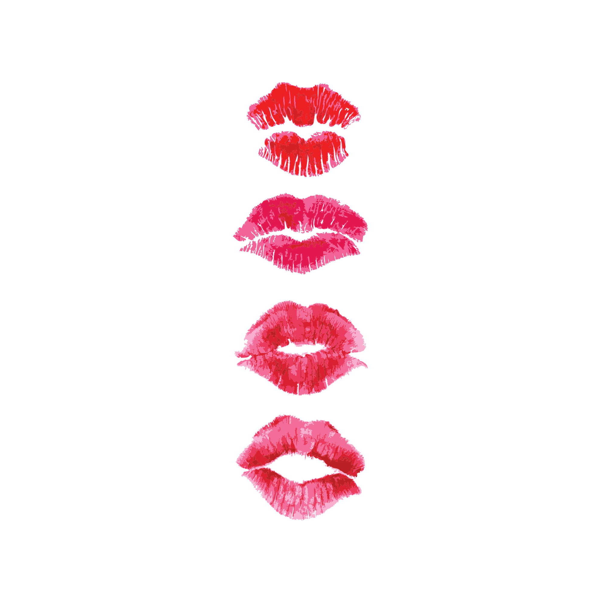 Buy Colored Temporary Tattoo Kisses