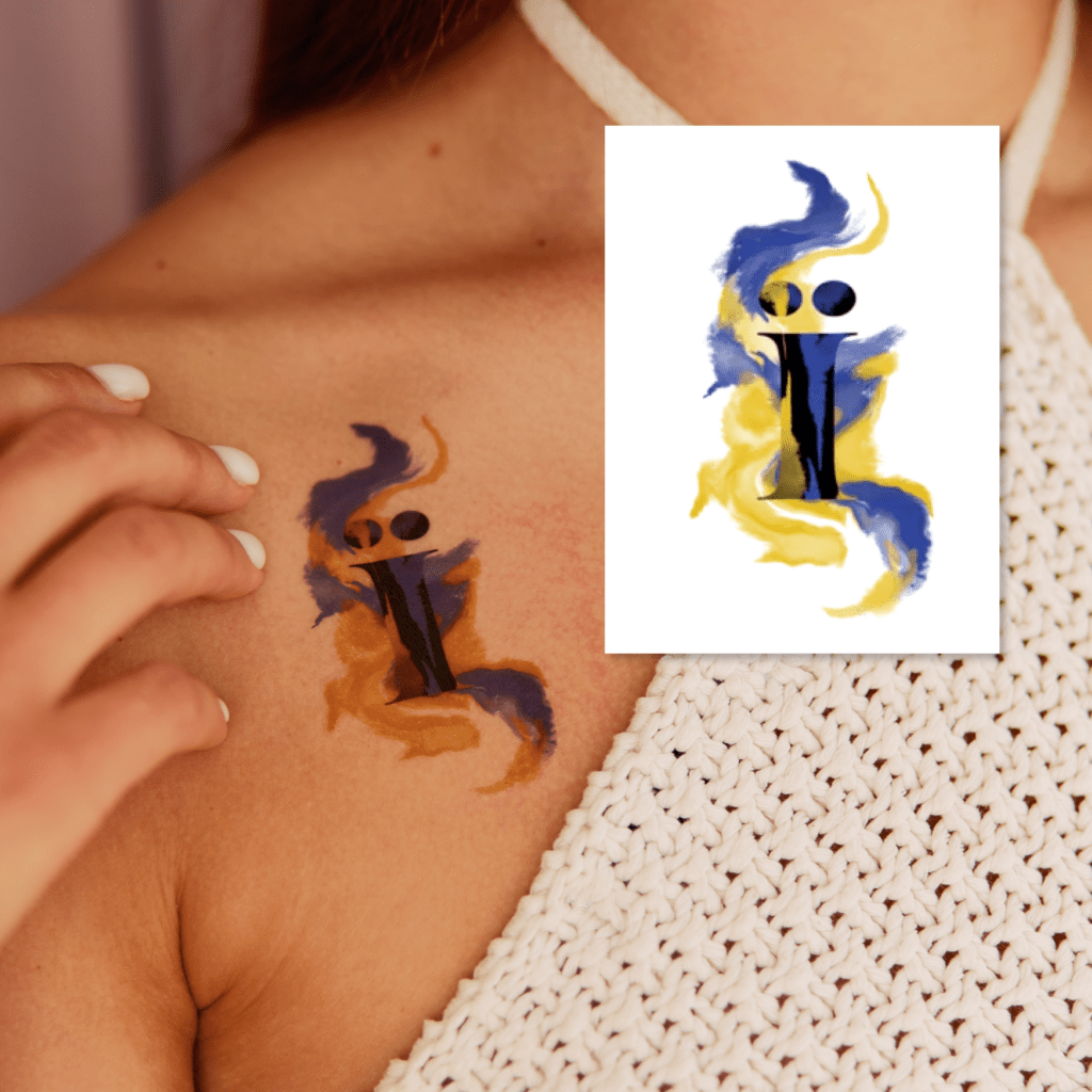 Temporary tattoo "«Ї», бо Україна"