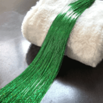 Green hair tinsels "Mavka"