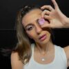 Рожевий глітер для лиця та тіла "Метелики ніжності"