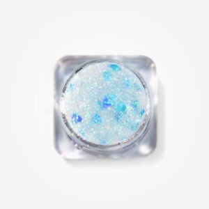 Blue glitter for face and body 