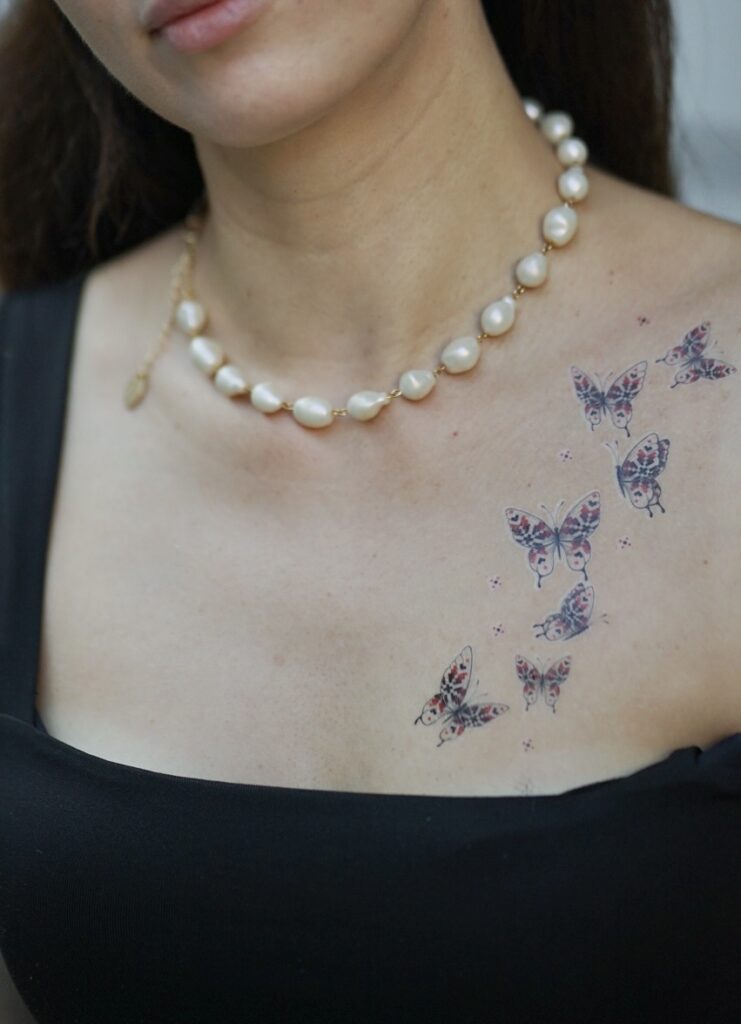Temporary tattoo "Метелики надії"