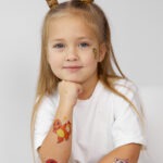 Temporary tattoo "Пікачу"