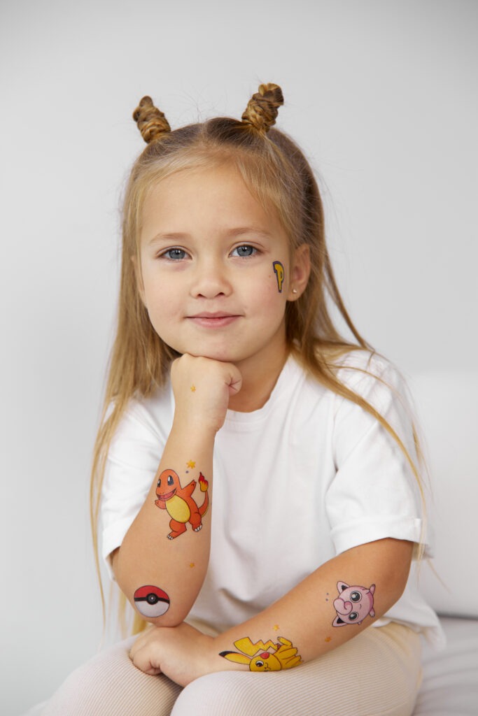Temporary tattoo "Пікачу"