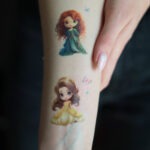 Temporary tattoo "Маленькі принцеси"