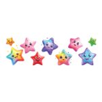 Temporary tattoo Colored stars