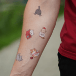 Temporary tattoo "Каваї котики"