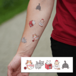 Temporary tattoo "Каваї котики"