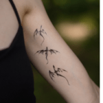 Temporary tattoo "Мати драконів"