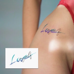 Temporary tattoo Love yourself