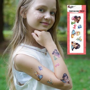 Temporary tattoo Cute princesses