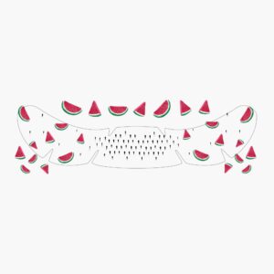 Temporary tattoo Freckles watermelons