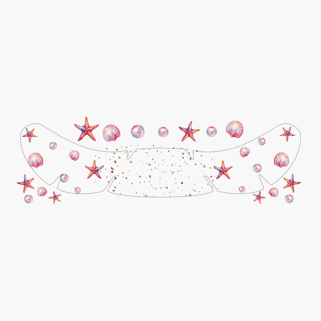 Temporary tattoo Freckles pearls