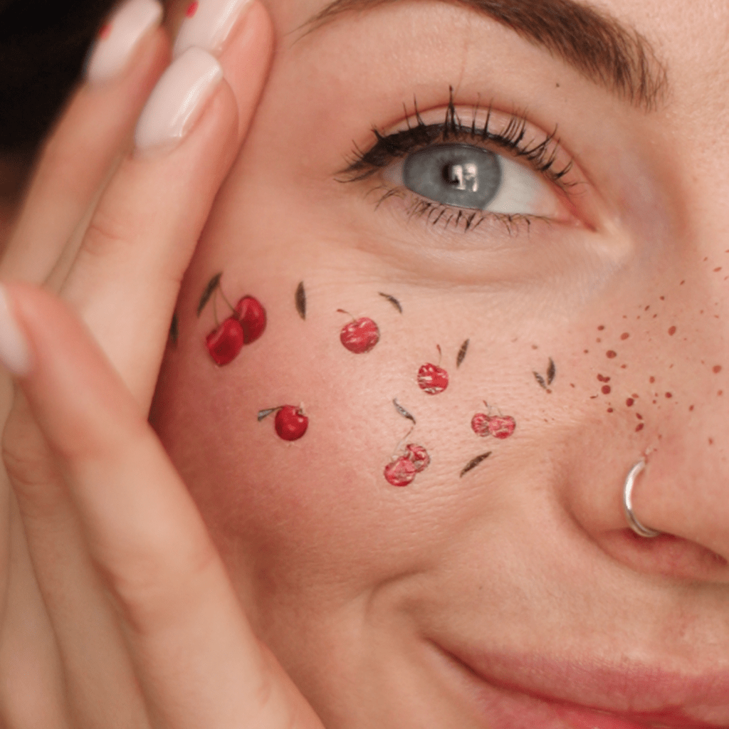 Temporary tattoo Cherry Freckles