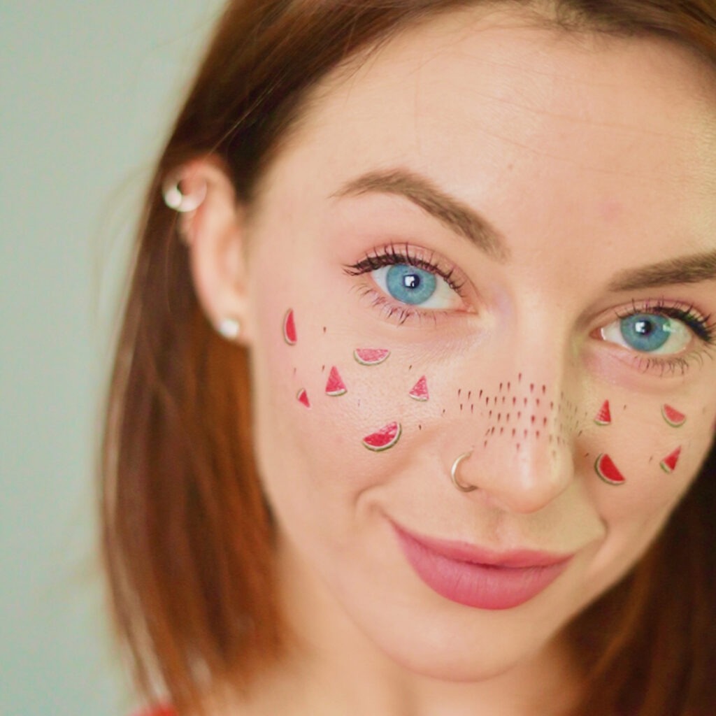 Temporary tattoo Freckles watermelons