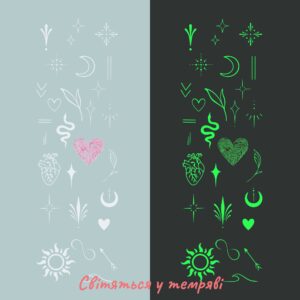 Temporary tattoo Phosphorus little tattoos