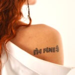 Temporary tattoo "I’m fine"