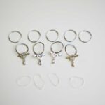 Hair Rings "Keys" (Silver)