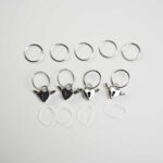 Hair Rings "Locks" (Silver)