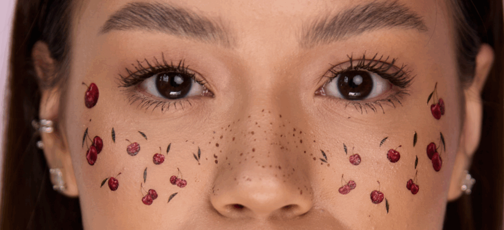 Temporary tattoo Cherry Freckles