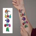 Temporary tattoo Among Us