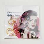 Hair rings "Butterfly and balls" (gold)